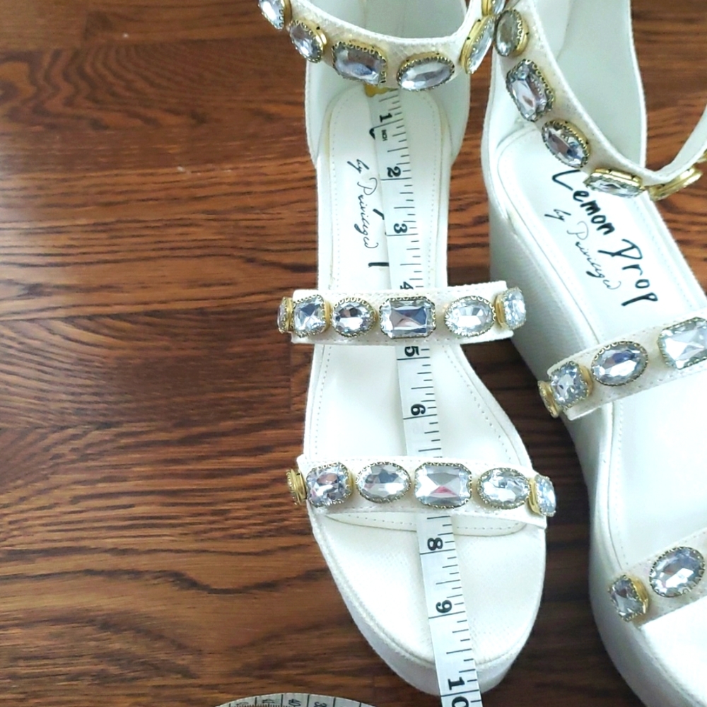 Platform Rhinestones Sandals - Picture 6 of 7